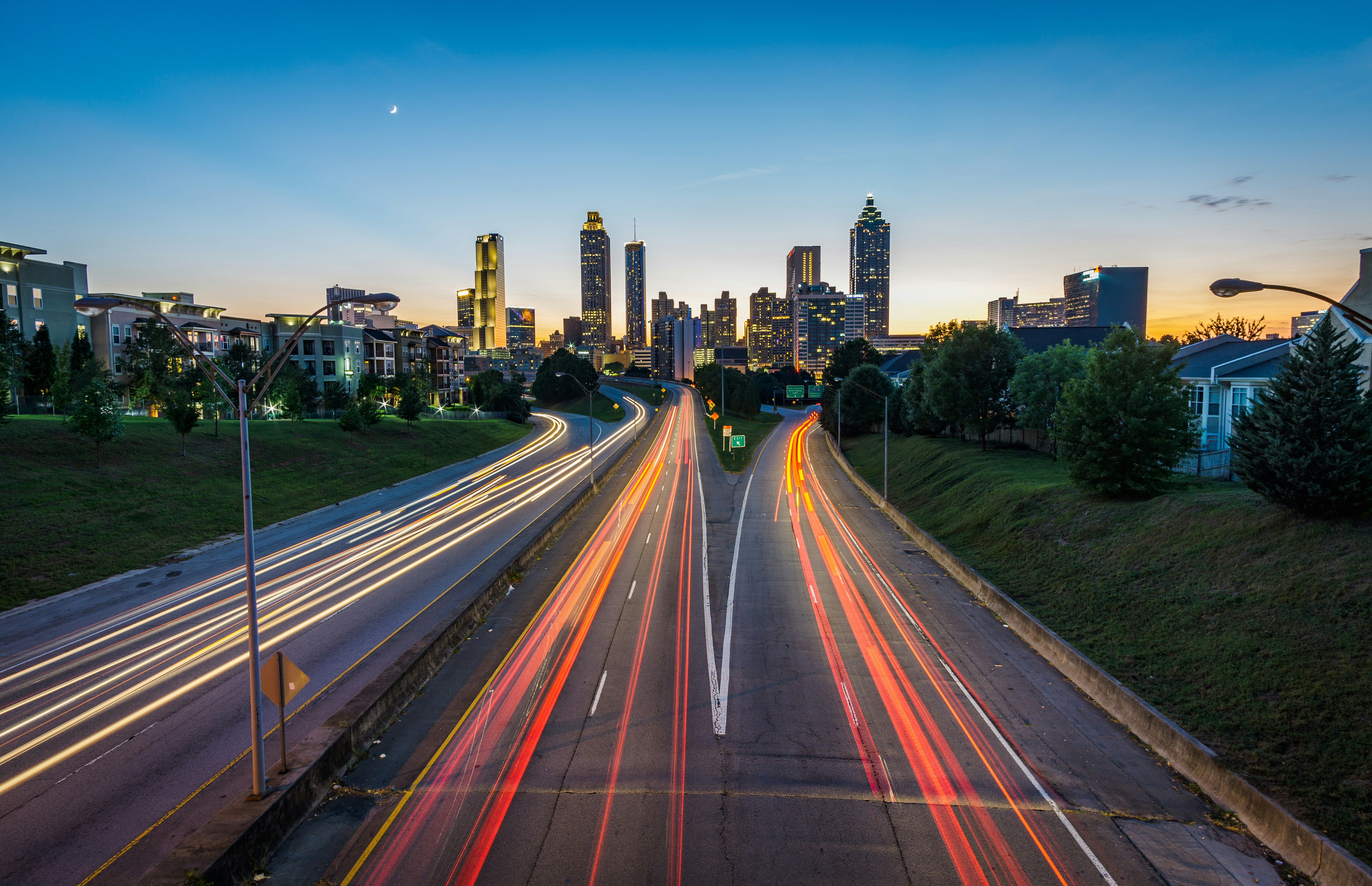 Atlanta Night Skyline